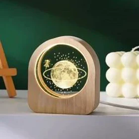 چراغ خواب مدل گوی کریستال سایز متوسط