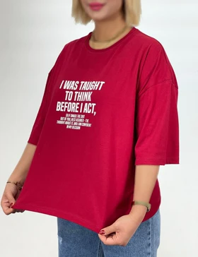 تیشرت باکسی ژیوا کد : 2217