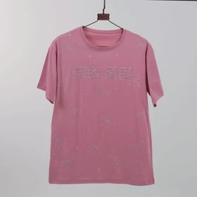 تیشرت میو میو پاپیون (صورتی)