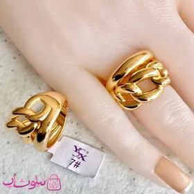 انگشتر بزرگ YSX مدل کارتیه طلایی
