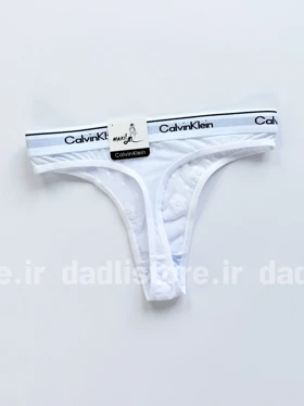 شورت بکلس گیپور طرح گل کمر نوشته Calvin klein