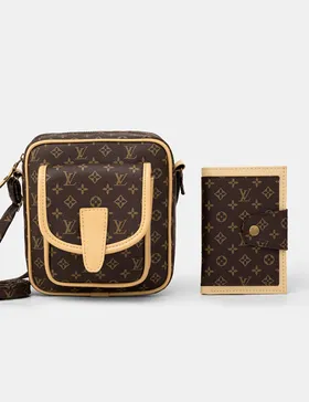 ست کیف دوشی و کیف جیبی Louis Vuitton