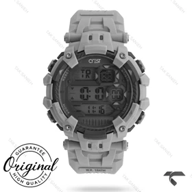 ساعت کرست مردانه 9504-2 اسپرت طوسی Crest-11381-U