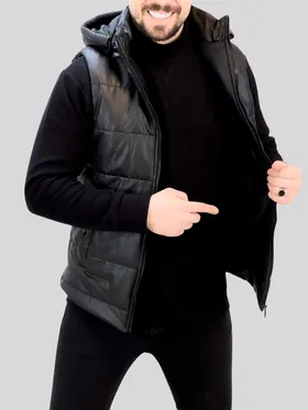 پافر 24031 چرم مشکی