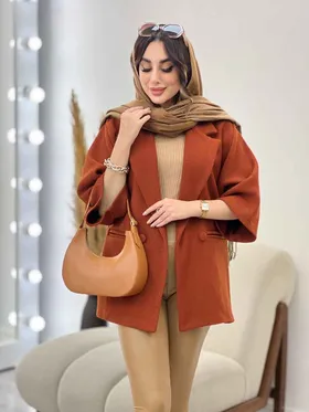 پالتو فوتر دو جیب دو دکمه