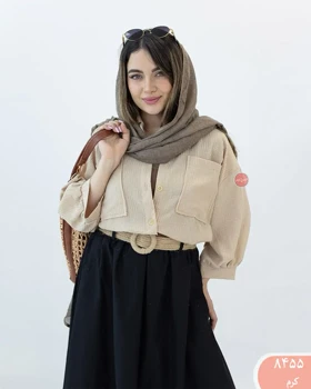 شومیزکراپ دوجیب 8455