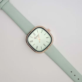 ساعت مچی زنانه باوک BAOKE بند چرمی ، اسپرت و روزمره با جعبه کادویی (سبز)
