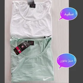 تاپ زنانه پشت چاک‌دار نایک