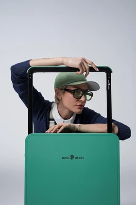 چمدان سایز بزرگ رزمری مدل Rose Merry RL-601-2p-Large_Green