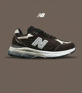 کفش کتانی مردانه و زنانه قهوه ای NEW BALANCE 990 مدل 8748