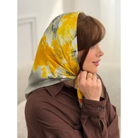 مینی اسکارف حریر ابریشم قاصدک