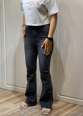 شلوار بوتکات ذغالی