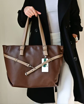 کیف دوشی زنانه بنو BENO مدل آرنیکا کد4936 (قهوه ای)