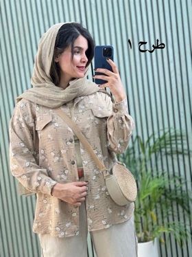 شومیز مانتویی گلشید