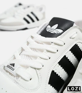کفش کتانی مردانه سفید مشکی ADIDAS Tyshawn