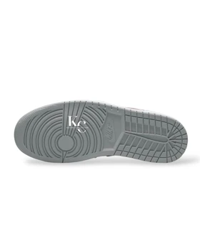 کتانی ویتنامی نایک ایر جردن وان لو طوسی قرمز nike air jordan 1 Low Light Smoke grey GYM red