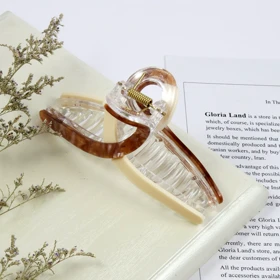 کلیپس موی زنانه کریستالی دو رنگ کد G_Lnd_1468