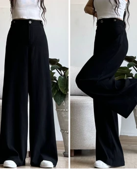 شلوار بگ پوپلین