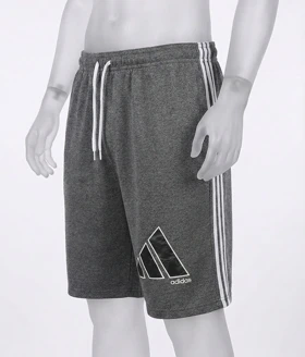 شلوارک بگ آدیداس سه خط پارچه گلکسی و لوگو گلدوزی