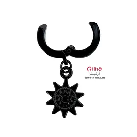 گوشواره جدید اسپرت طرح خورشیدی (بدون سوراخ)