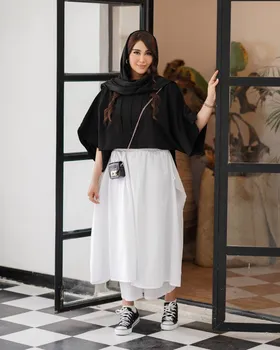 دامن لینن دخترانه شیک کد 891