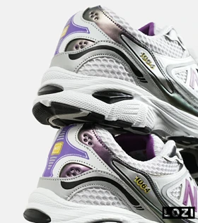 کفش کتانی مردانه و زنانه سفید بنفش NEW BALANCE 1064 V.2