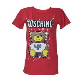 تیشرت زنانه ویسکوز طرح دار اسپرت