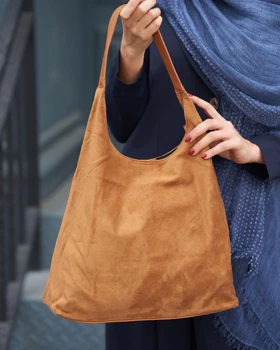 کیف جیر بند چرمی هوبو 50142 (کرم شتری)