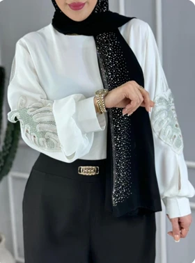 شومیز مجلسی عیدانه برگ