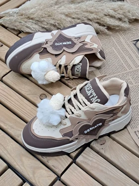 کتانی عروسکی قلبی کد 003