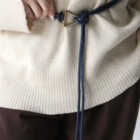 کمربند چرمی مات زنانه مدلbe7041