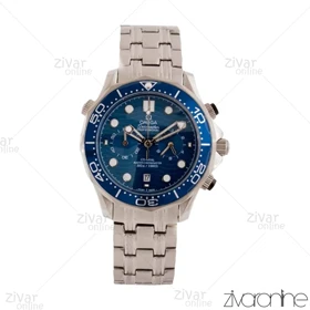 ساعت امگا سیمستر مردانه سه موتوره نقره ای صفحه آبی 103931