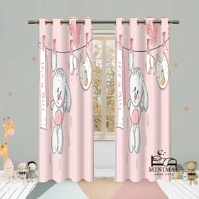 پرده کودک طرح خرگوش مدل W4929