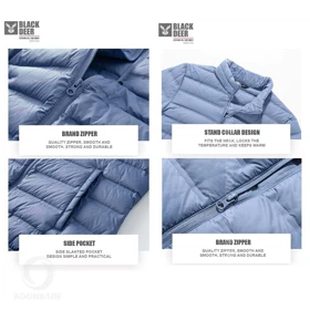 کاپشن پر لایت بلک دیر زنانه 3355