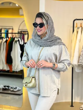 شومیز استخوانی 30036