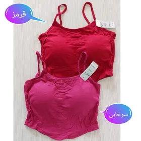 کراپ زنانه کاپ ثابت پشت‌باز