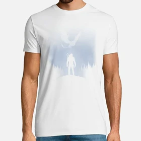 تیشرت با طرح Loup Blanc ویچر کد 25780