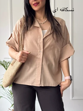 مانتو شومیزی باکسی سایه