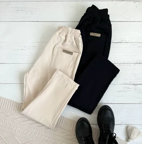 شلوار کتان خزدار کد 2336