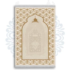 فرشینه از جنس پارچه هازان مخمل ترک طرح سجاده برند دفه کد DSJ 20