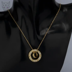 گردنبند سیرکل لاو تیفانی استیل