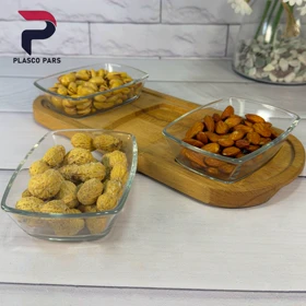 اردو خوری 3 خانه پایه چوبی بدون درب لیمون