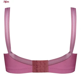 سوتین زنانه بدون فنر مدل برگ صورتی کد 5053