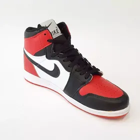 کفش ساق‌دار ورزشی نایکی مدل ایر جردن Air jordan قرمز سفید