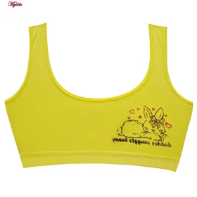 نیم‌تنه دخترانه مدل بدون پد کد 4686-1 بسته 3 عددی