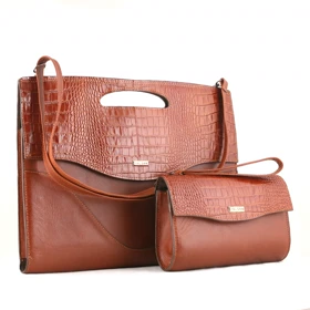 کیف اداری چرم یلسان مدل ویلیام کد 112-GC (عسلی)