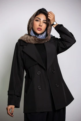 بارانی زنانه سانتانا آماندا New (مشکی)