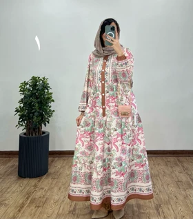 پیراهن بلند آندیا 3(ایراد دار)