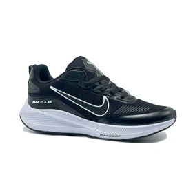 کفش و کتانی اسپرت مردانه و زنانه مدل نایک زوم NIKE_ZOOM رنگ مشکی سفید