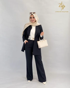 کت و شلوار زنانه مجلسی کرپ ایوا